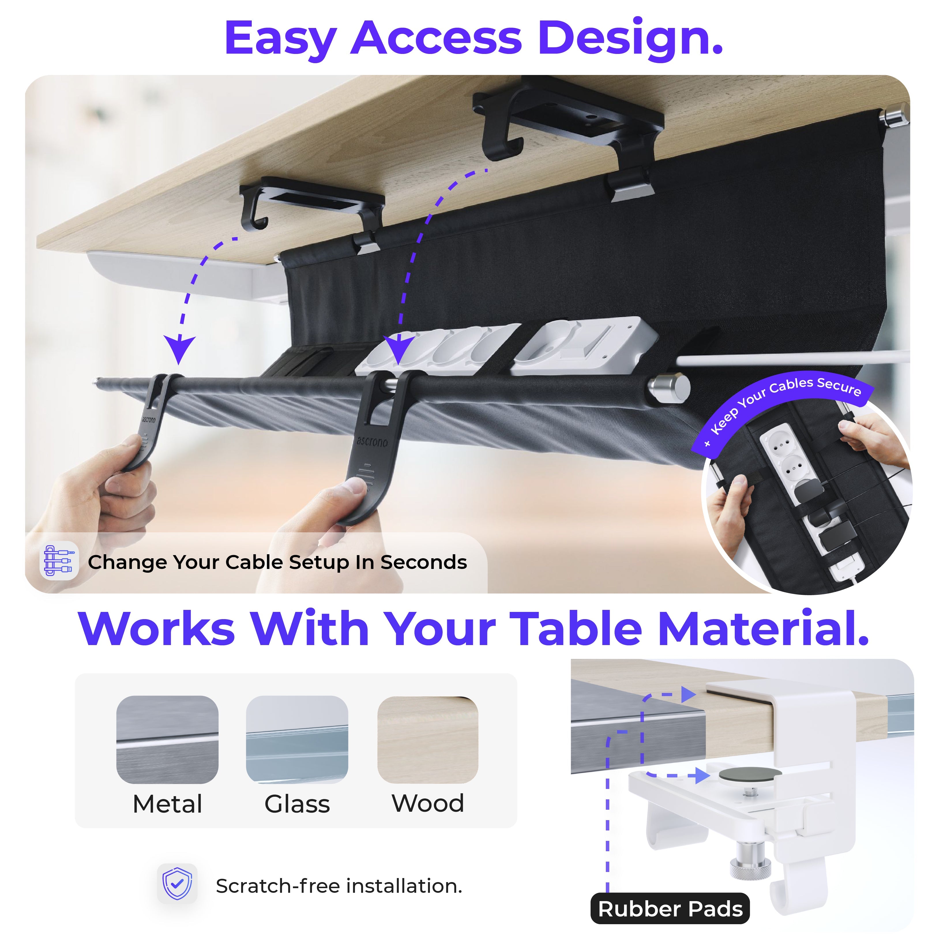 Ascrono® CableCare Tray