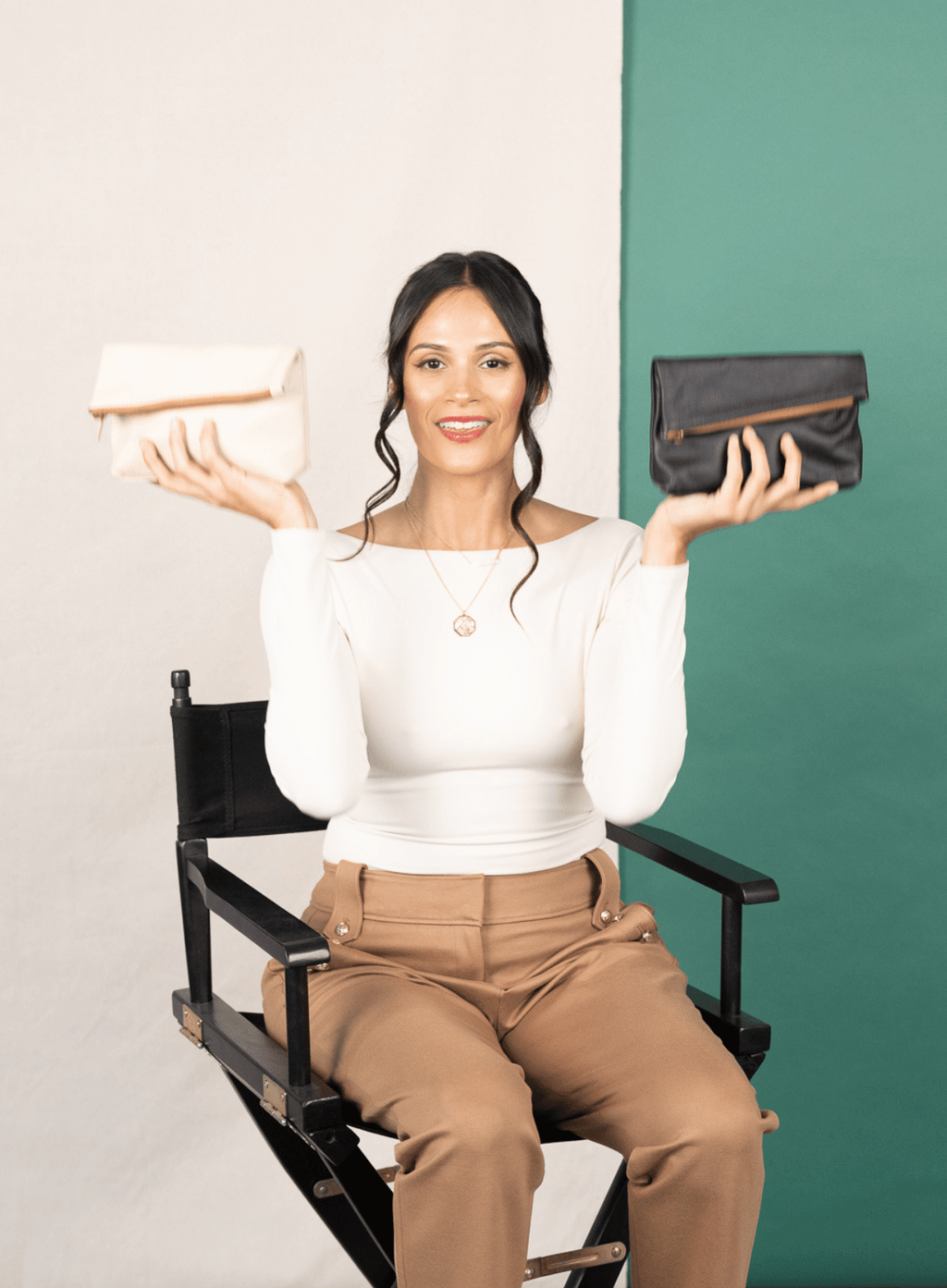 Asymmetric Makeup Bag